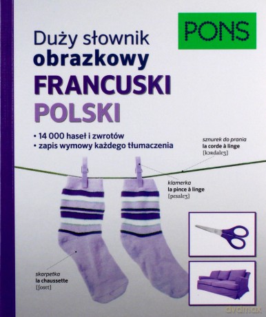 Duży słownik obrazkowy francusko-polski [KSIĄŻKA]