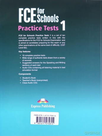 FCE for School. Practice Tests 1 podręcznik + DigiBook - Virginia Evans, Jenny Dooley [KSIĄŻKA]