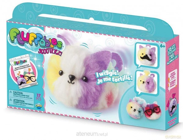 Fluffables Mój własny futrzak jeżdżący mix wzorów