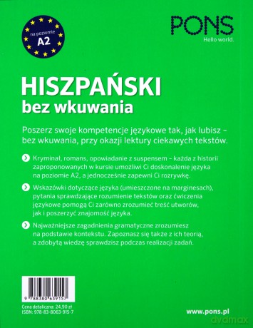 Hiszpański bez wkuwania A2 [KSIĄŻKA]
