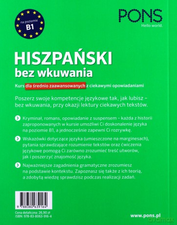 Hiszpański bez wkuwania B1 [KSIĄŻKA]