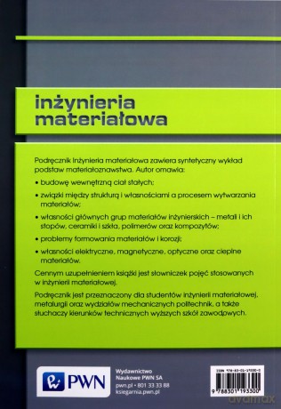 Inżynieria materiałowa - Marek Blicharski [KSIĄŻKA]