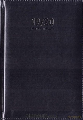 Kalendarz Nauczyciela A5 2019/2020 Nebraska granat [KALENDARZ]