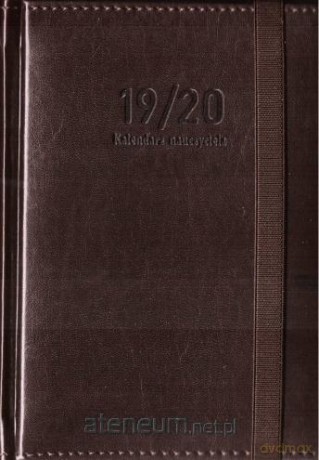 Kalendarz Nauczyciela B6 2019/2020 Nebraska czekoladowy [KALENDARZ]