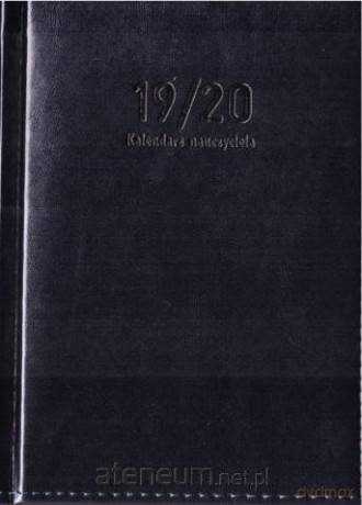 Kalendarz Nauczyciela B6 2019/2020 Nebraska granat [KALENDARZ]