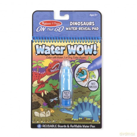 Kolorowanka wodna Water wow Dinozaury