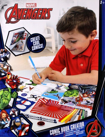 Komiks do narysowania Avengers