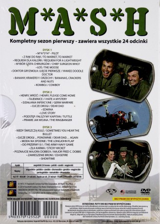 M*A*S*H / MASH / M.A.S.H sezon 1 [3DVD]