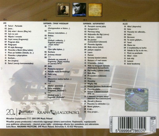 Mirosław Czyżykiewicz: Kolekcja 20.Lecia Pomatonu [4CD]