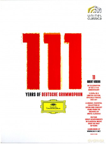 111 Years Of Deutsche Grammophon 11 Great Videos [12DVD]