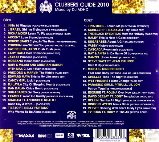 Ministry Of Sound Clubbers Guide 2010 [2CD]