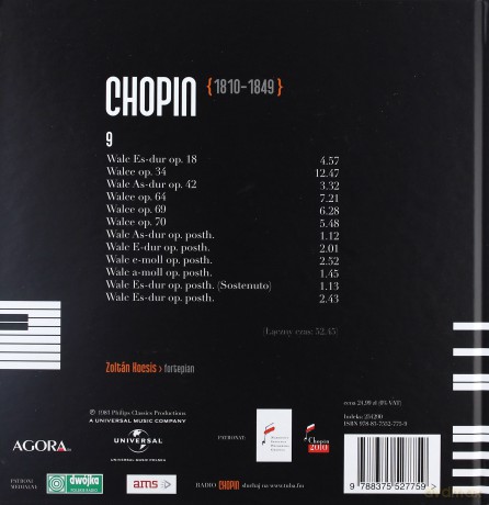 Fryderyk Chopin Tom 09. Zoltan Kocssis: Walce (digibook) [CD]