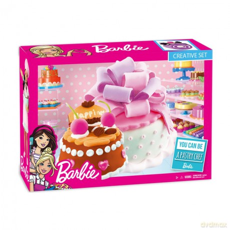 Masa plastyczna tort urodzinowy Barbie