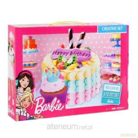 Masa plastyczna tort urodzinowy Barbie