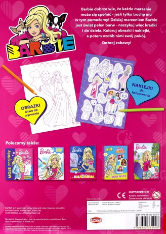Megakolorowanka. Barbie [KSIĄŻKA]