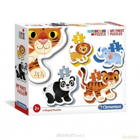 Moje pierwsze puzzle Wild animals [PUZZLE]