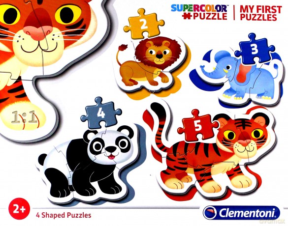 Moje pierwsze puzzle Wild animals [PUZZLE]