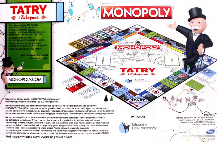 Monopoly Tatry i Zakopane [GRA PLANSZOWA]