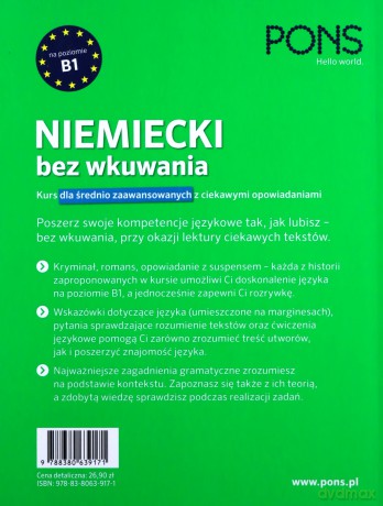 Niemiecki bez wkuwania B1 [KSIĄŻKA]