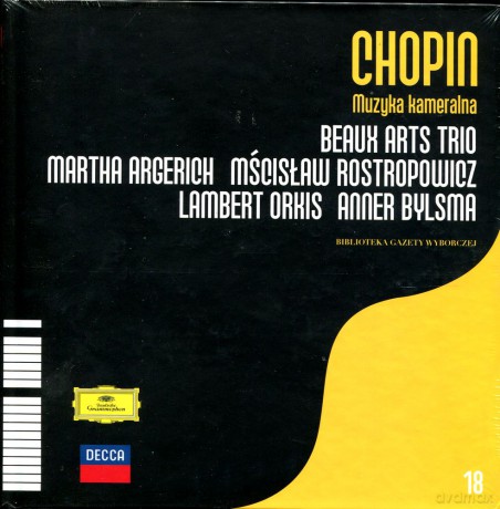 Fryderyk Chopin Tom 18. Martha Argerich: Muzyka Kameralna (digibook) [CD]