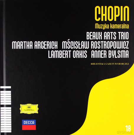 Fryderyk Chopin Tom 18. Martha Argerich: Muzyka Kameralna (digibook) [CD]