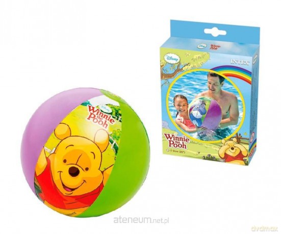 Piłka plażowa - Kubuś Puchatek 51 cm