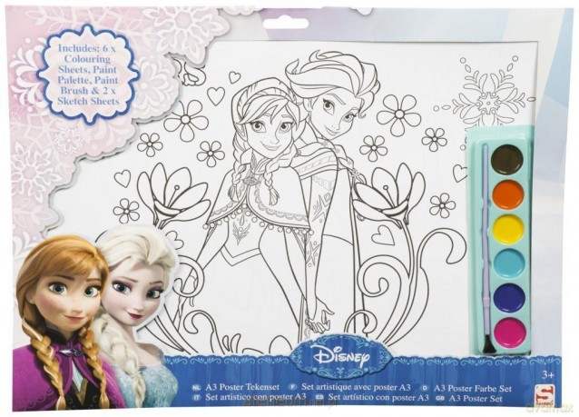 Plakat do malowania A3 Frozen