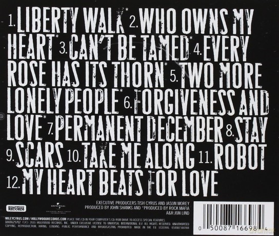 Miley Cyrus: Can't Be Tamed [CD]