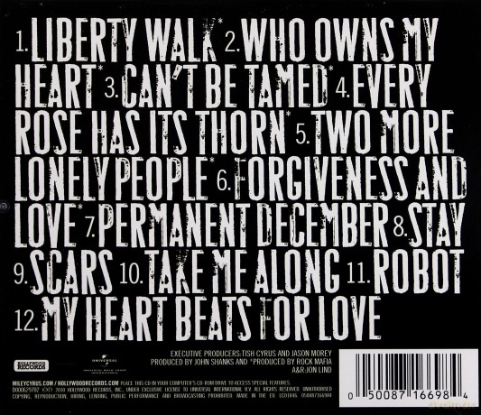 Miley Cyrus: Can't Be Tamed [CD]