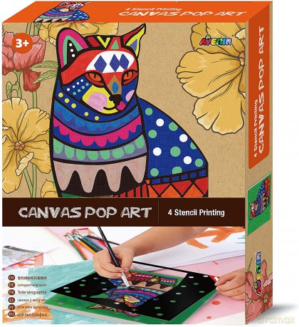 Płótno Pop art Kot