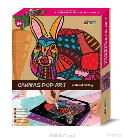 Płótno Pop art Królik