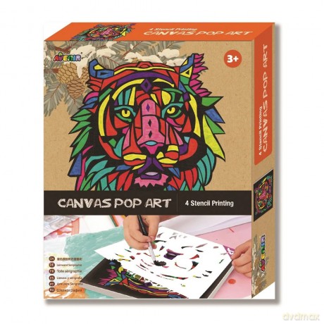 Płótno Pop art Lew