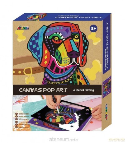 Płótno Pop art Pies