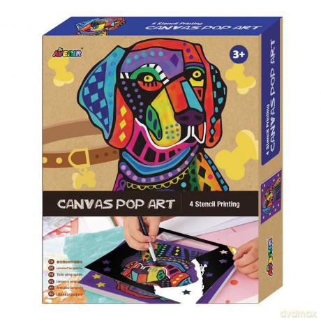 Płótno Pop art Pies