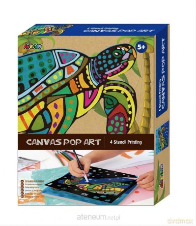 Płótno Pop art Żółw