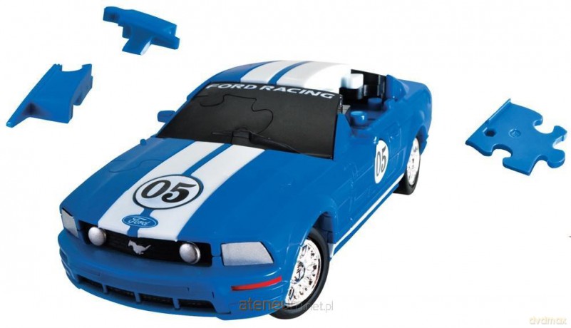 Puzzle 3D Cars - Ford Mustang - poziom 3/4 [GRA]