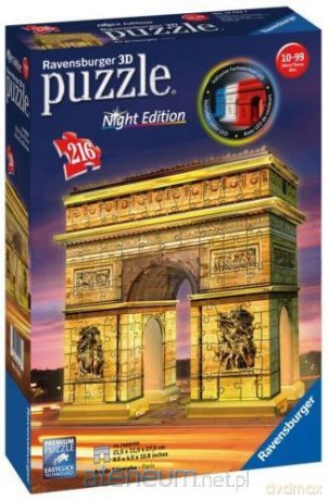 Puzzle 3D Łuk Triumfalny Night Edition [PUZZLE]