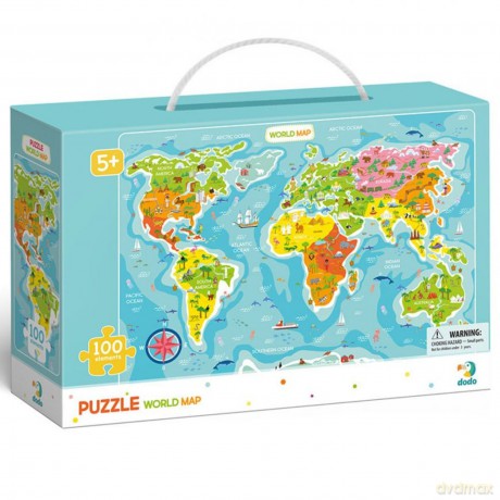 Puzzle Mapa świata + Mapa Polski [PUZZLE]