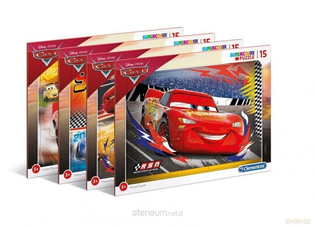 Puzzle ramkowe 15 Super kolor Cars [PUZZLE]