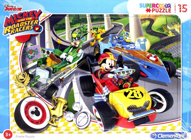 Puzzle ramkowe 15 Super kolor Mickey [PUZZLE]