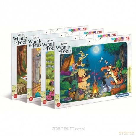 Puzzle ramkowe 15 Super kolor Winnie the pooh [PUZZLE]