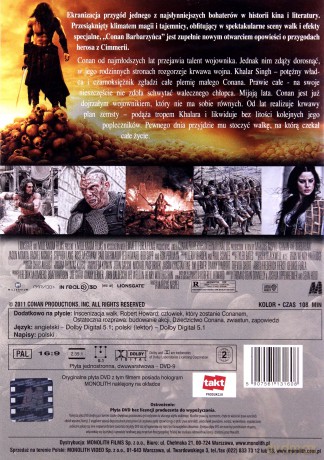 Conan Barbarzyńca (2011) [DVD]
