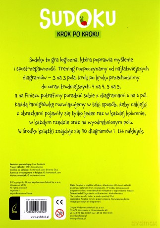 Sudoku krok po kroku [KSIĄŻKA]