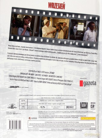 Woody Allen 03: Wrzesień (booklet) [DVD]