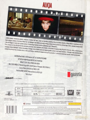 Woody Allen 04: Alicja (booklet) [DVD]