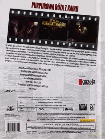Woody Allen 07: Purpurowa Róża z Kairu (booklet) [DVD]