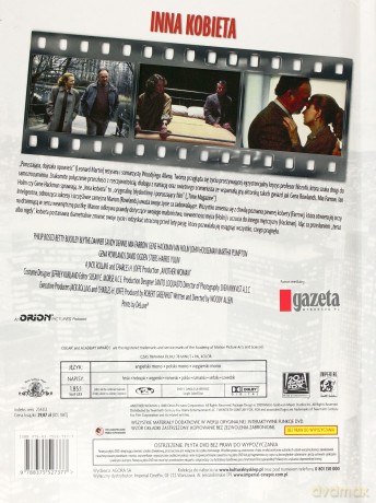 Woody Allen 08: Inna Kobieta (booklet) [DVD]