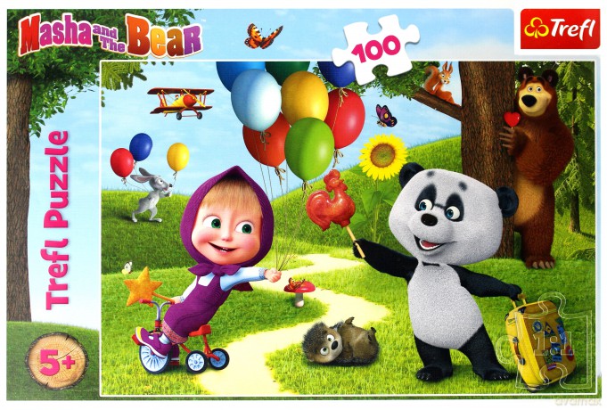TREFL 100 el. Masza i przyjaciele [PUZZLE]