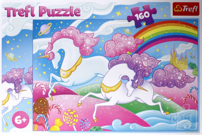 TREFL 160 el. Galopujące jednorożce [PUZZLE]
