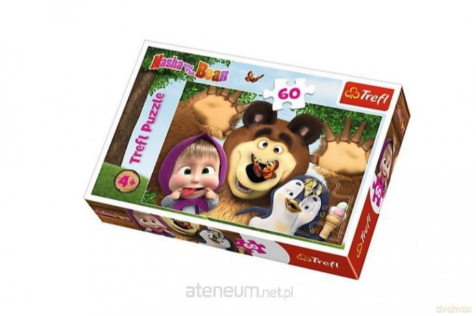 TREFL 60 el. Wesoły dzień Maszy [PUZZLE]
